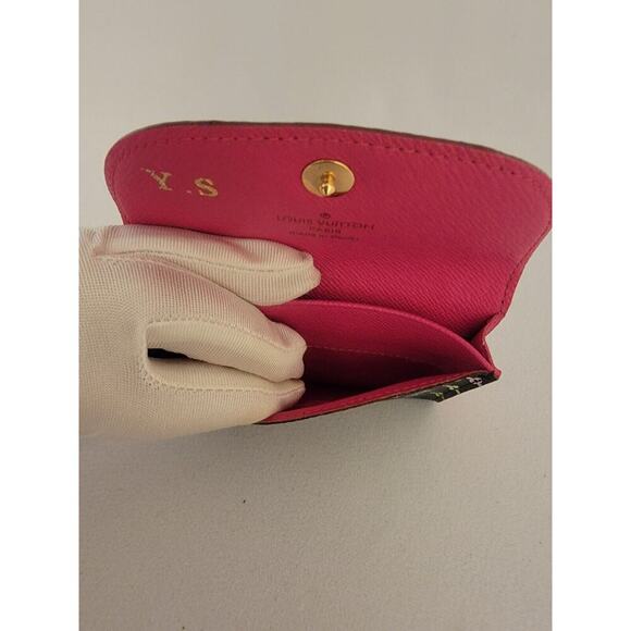 Louis Vuitton Envelope Card Case Multicolore Noir Takashi Murakami CA2111 - Picture 10 of 11